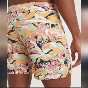 Marine Layer Men's Coronado Board Shorts Size 30 Vintage Floral Swim